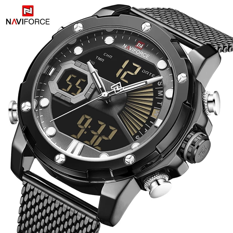 Reloj Naviforce Acero Negro NAV-11