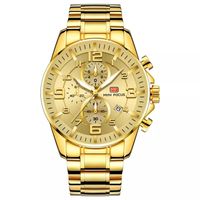 Reloj MiniFocus Acero Dorado MIN-25