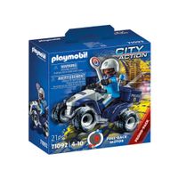 Juego Playmobil City Action Carro De Policia Cuadruple