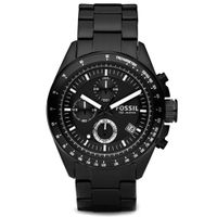 Reloj Fossil Decker CH2601 Fecha Cronometro Acero Inoxidable Negro