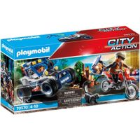 Juego Playmobil City Action Persecucion Ladron De Tesoro