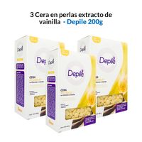 3 Cera en perlas extracto de vainilla 200g - Depile