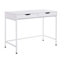 Escritorio Lyra Metal/Melamina Blanco 100cm