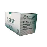 Conectores Plug Rj-45 Satra Cat 6 Cables De Red Patch Cord