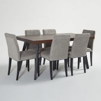 Juego de Comedor Olivia Gris 6 Sillas
