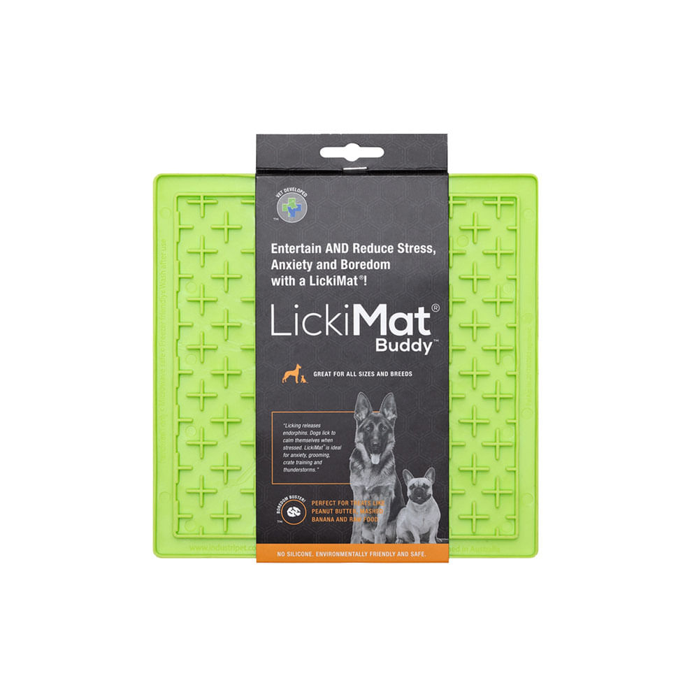 Lickimat Buddy Green Dog