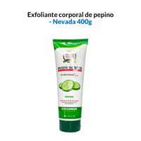 Exfoliante corporal de pepino 400g - Nevada
