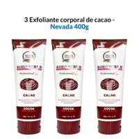 3 Exfoliante corporal de cacao 400g - Nevada