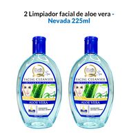 2 Limpiador facial de aleo vera 225ml - Nevada