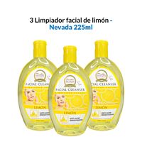3 Limpiador facial de limon 225ml - Nevada