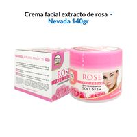 Crema facial extracto de rosa 140g - Nevada