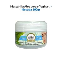 Mascarilla aclarador facial Aloe vera y Yogurt 100g - Nevada