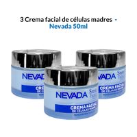 3 Crema facial de células madres 50ml - Nevada