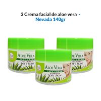 3 Crema facial de aloe vera 140ml - Nevada
