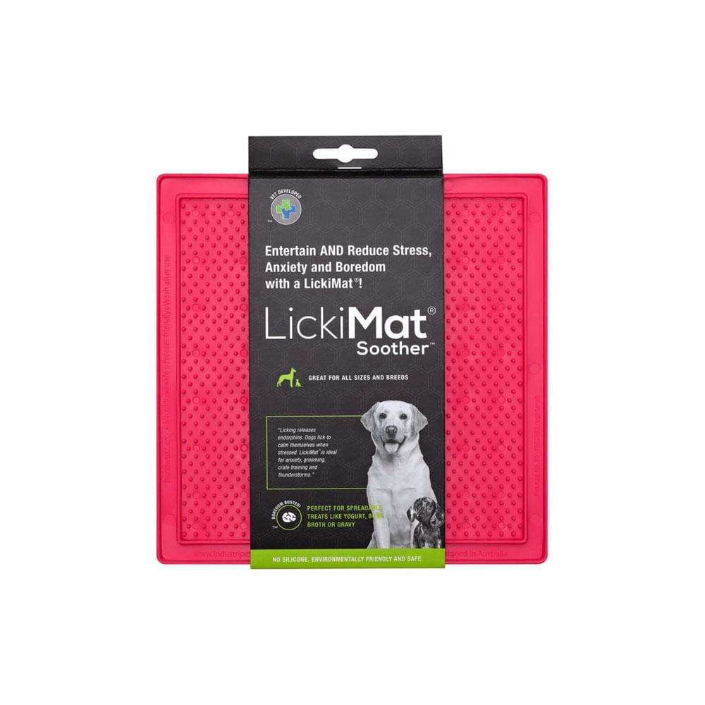 Lickimat Soother Pink Dog