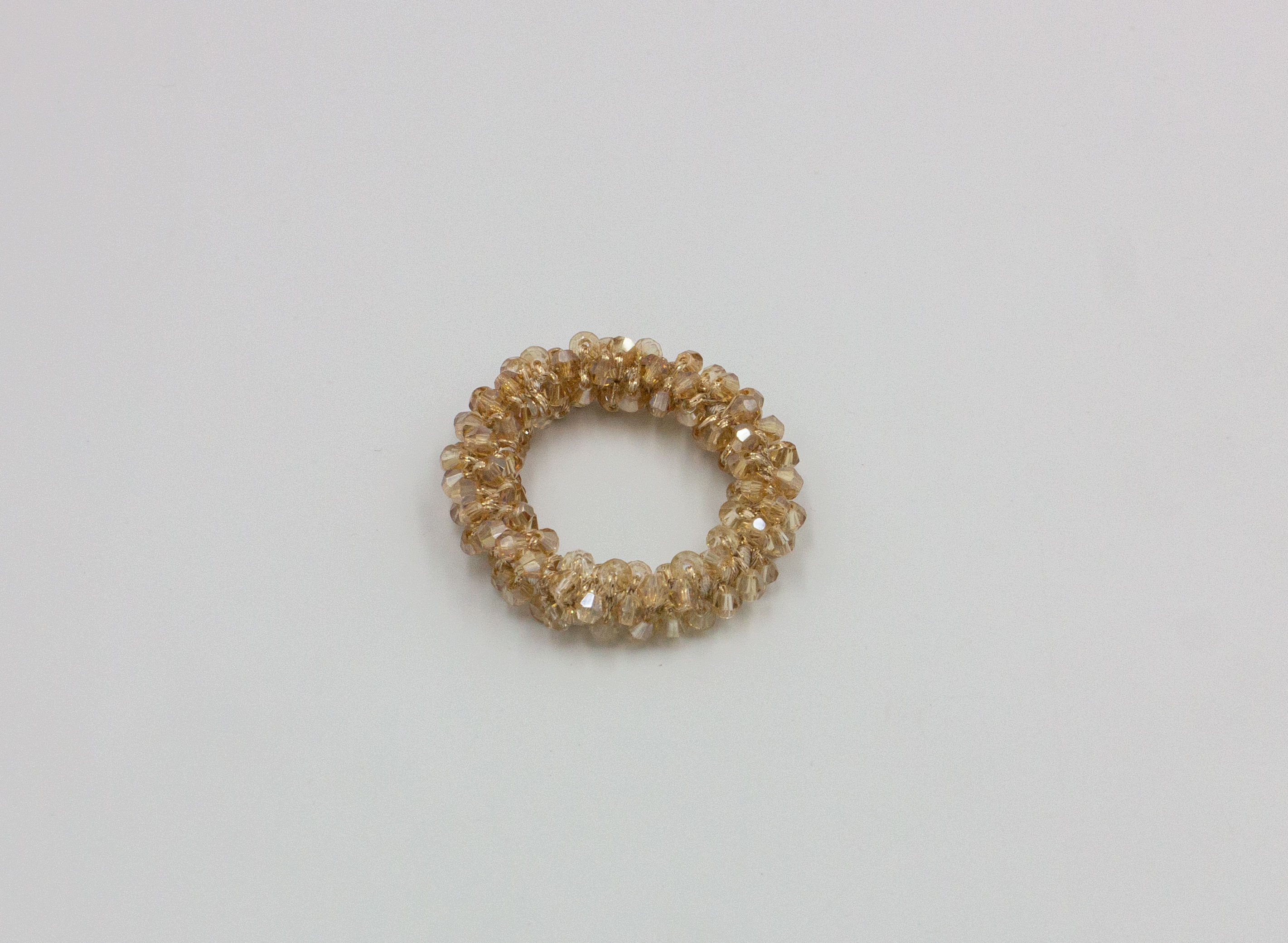 Scrunchie Pulsera Dorado