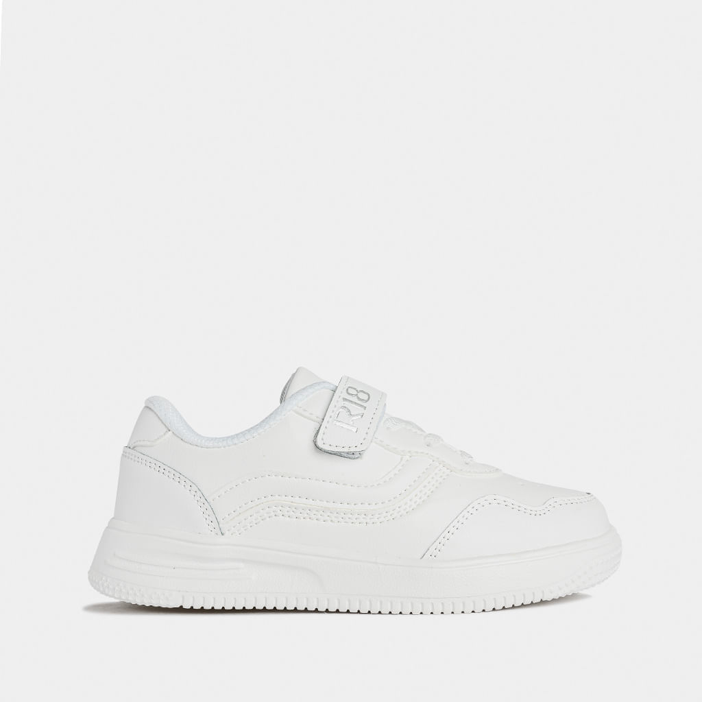 Zapatillas Deportivo R18 Pre Escolar R18-Qy025 Sintetico Blanco