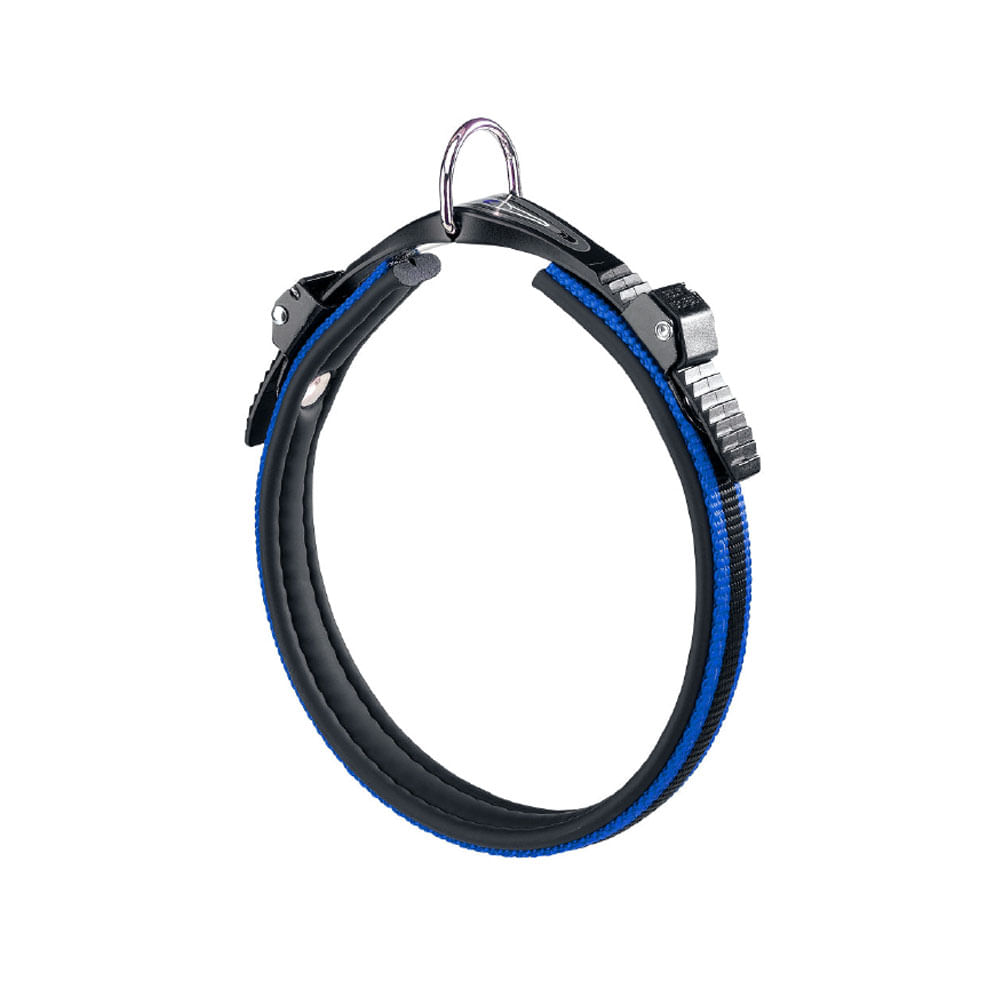 FERPLAST COLLAR BLUE ACOLCHADO CON SISTEMA DE MICRO REGULACIÓN C15/42