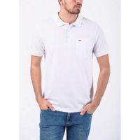 Polo Box Jersey Sanforizado M/C Regular Fit Kenix Blanco XL