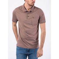Polo Box Jersey Sanforizado M/C Regular Fit Kenix Camel XL