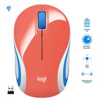 Mouse Logitech M187 Mini Refresh Coral