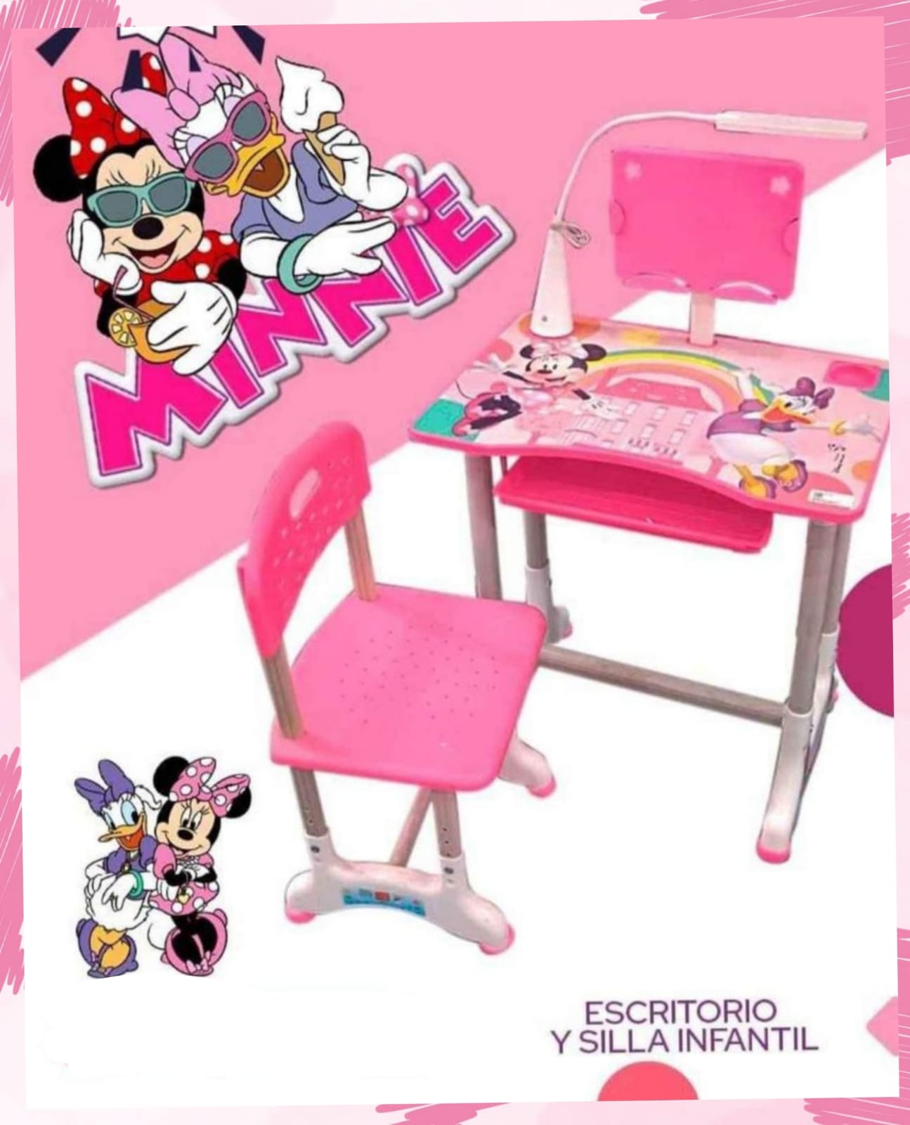 El escritorio ergonómico Minnie con luz LED