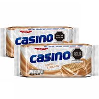 Pack Galletas CASINO rellenas con Crema sabor a Lúcuma Paquete 6un x 2un
