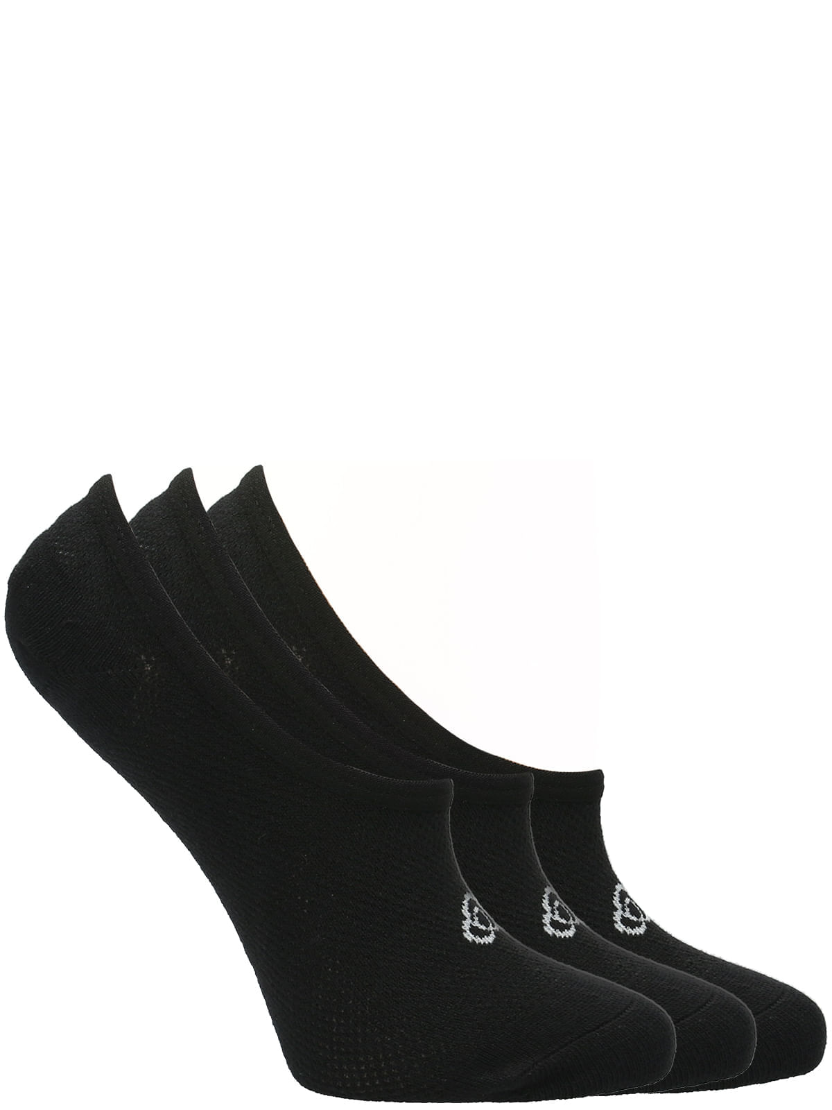 CALCETÍN BSOUL 3PACK NO SHOW NEGRO PARA MUJER