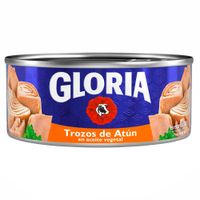 Trozos de Atún en Aceite Vegetal GLORIA Lata 140g