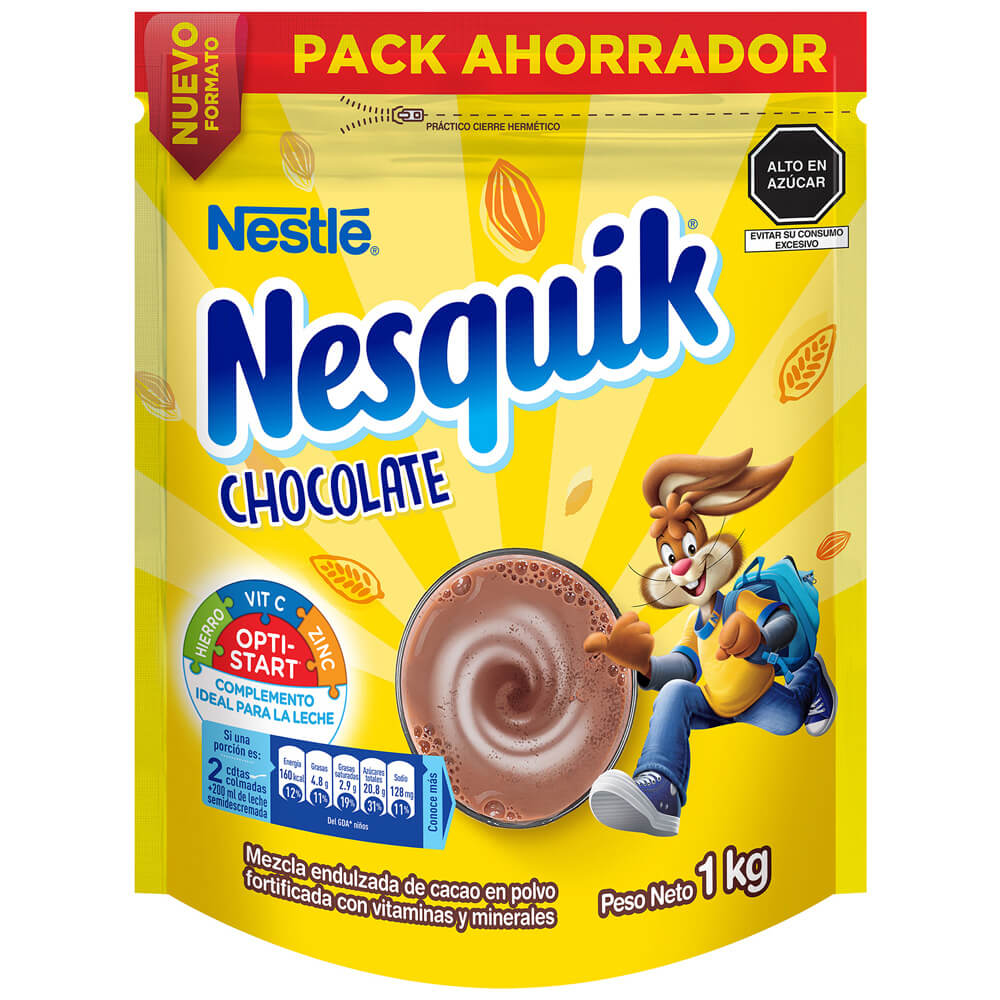 Fortificante NESQUIK Optistart Chocolate Doypack 1Kg