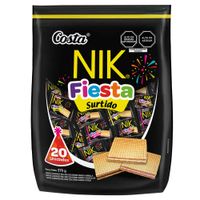 Wafer COSTA Nik Fiesta Surtido Bolsa 20un