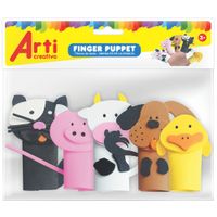 Titeres De Dedo ARTICREATIVO Granja 5un