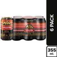 cusqueña negra lata six pack 355ml  (oferta)