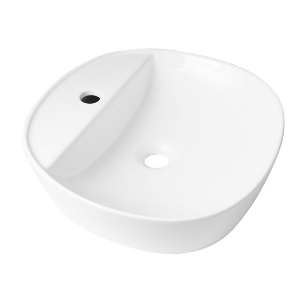 Ovalín circular Aquarius Blanco