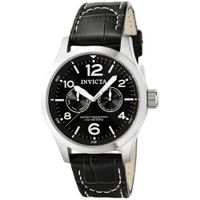Reloj Invicta I-Force 0764 Multifuncional Acero Inoxidable Correa de Cuero Negro