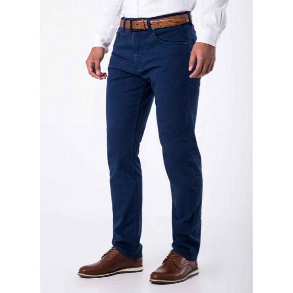 Pantalón Twill Comfort (Lr/Sptl) Beckham Azul Marino 36