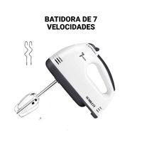Batidora de Mano 7 Velocidades Electrico de Reposteria