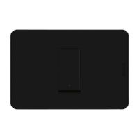 Conmutador Simple Negro Matix Go Bticino