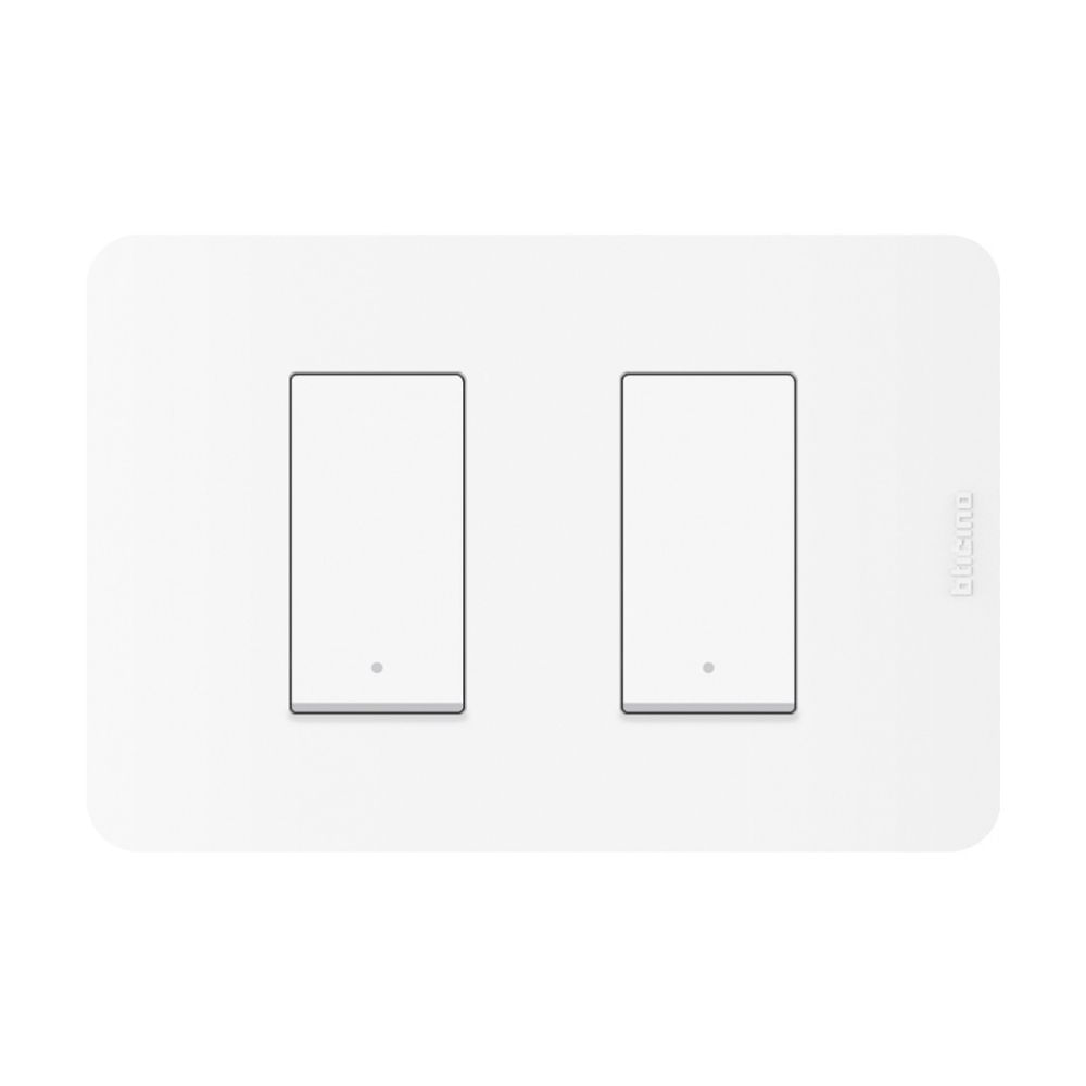 Interruptor Doble Blanco Matix Go Bticino