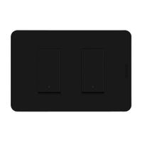 Interruptor Doble Negro Matix Go Bticino