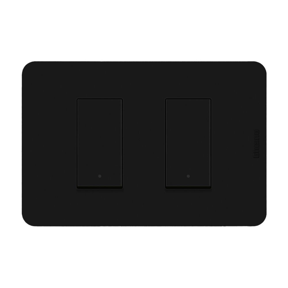 Interruptor Doble Negro Matix Go Bticino