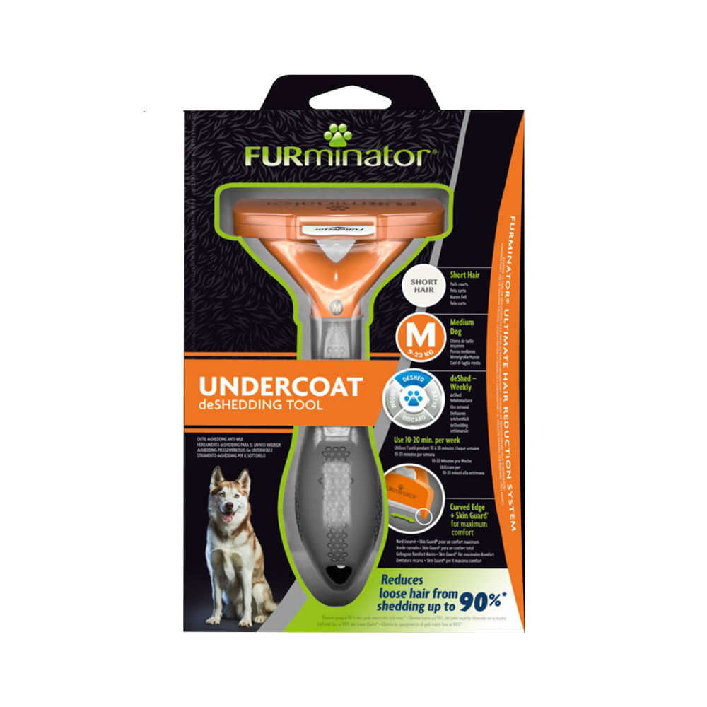 Cepillo Furminator Para Perros Medianos Pelo Corto