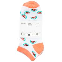 Medias Casual Frutas Algodón Pack 3un SINGULAR Mujer