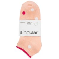 Medias Casual Puntos Algodón Pack 3un SINGULAR Mujer