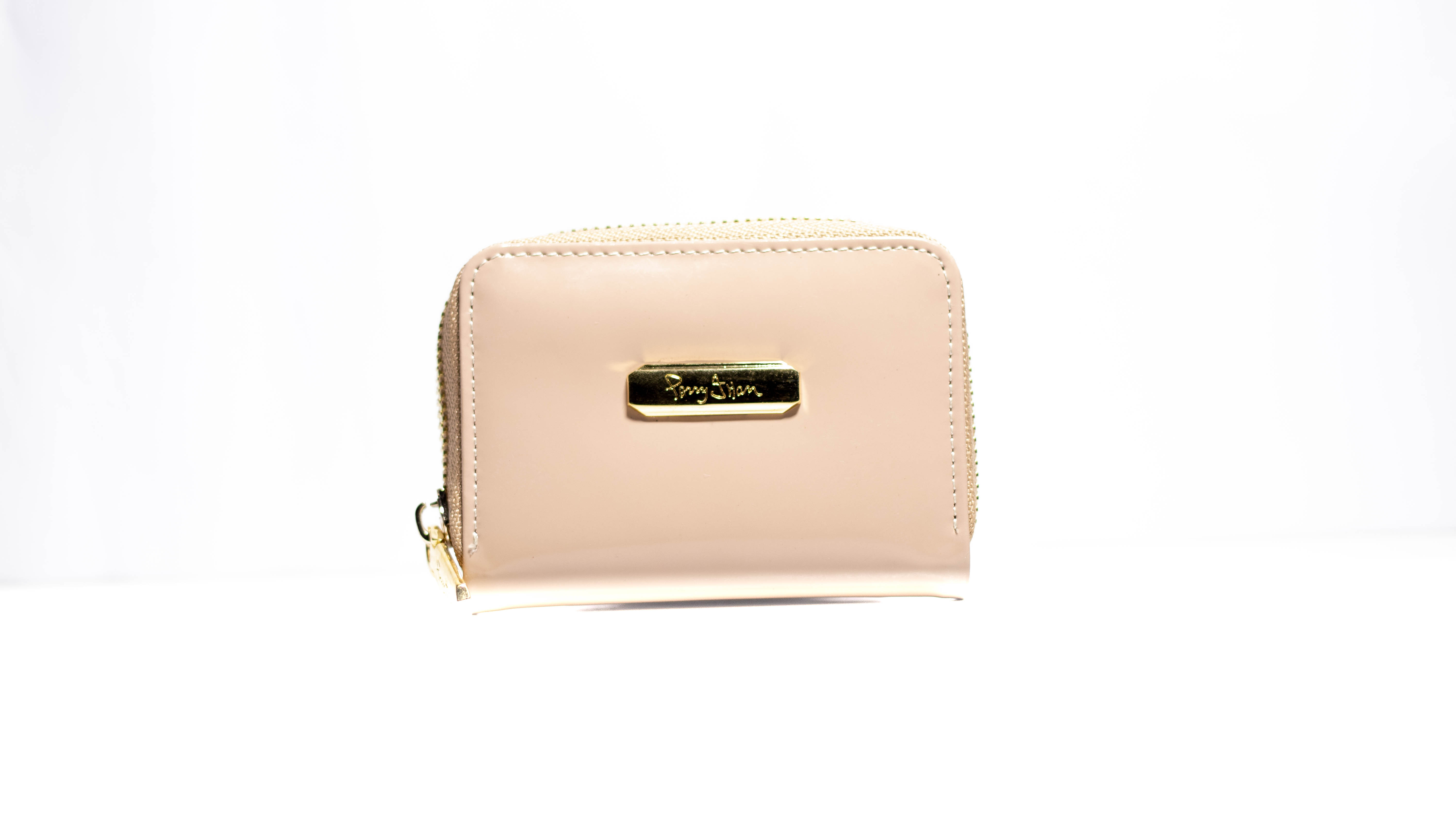 Billetera cuero de dama PERRY JHAN BD-3010 Rosa