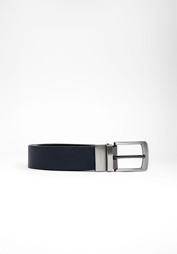 CORREA REVERSIBLE DE CUERO LISO