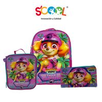 Scool - Set S-803868 mochila oficio lonchera y cartuchera Paw Patrol