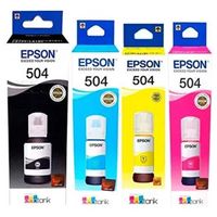 Combo Tinta Epson 4 Colores T504 Cyan , Magenta , Amarillo Negro