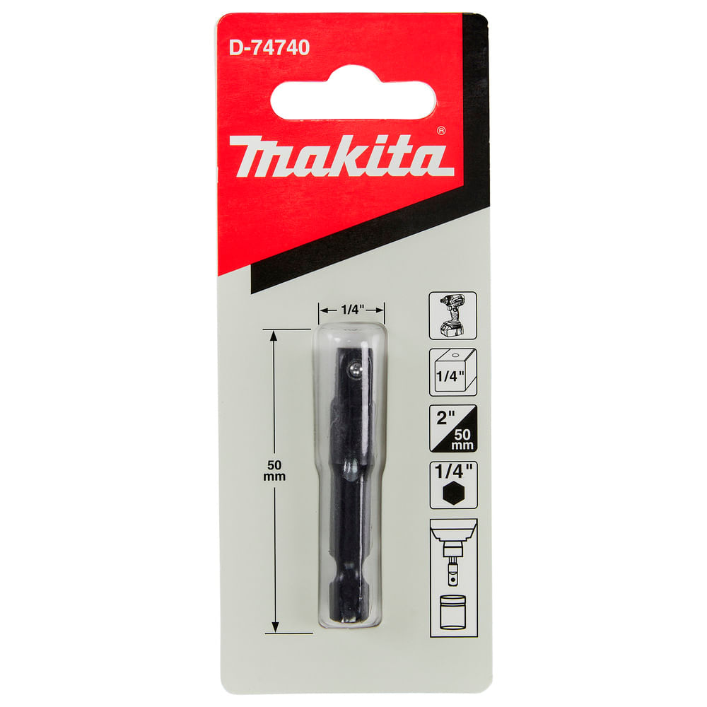 Adaptador para Llave de Impacto 1/4"" Makita D-74740