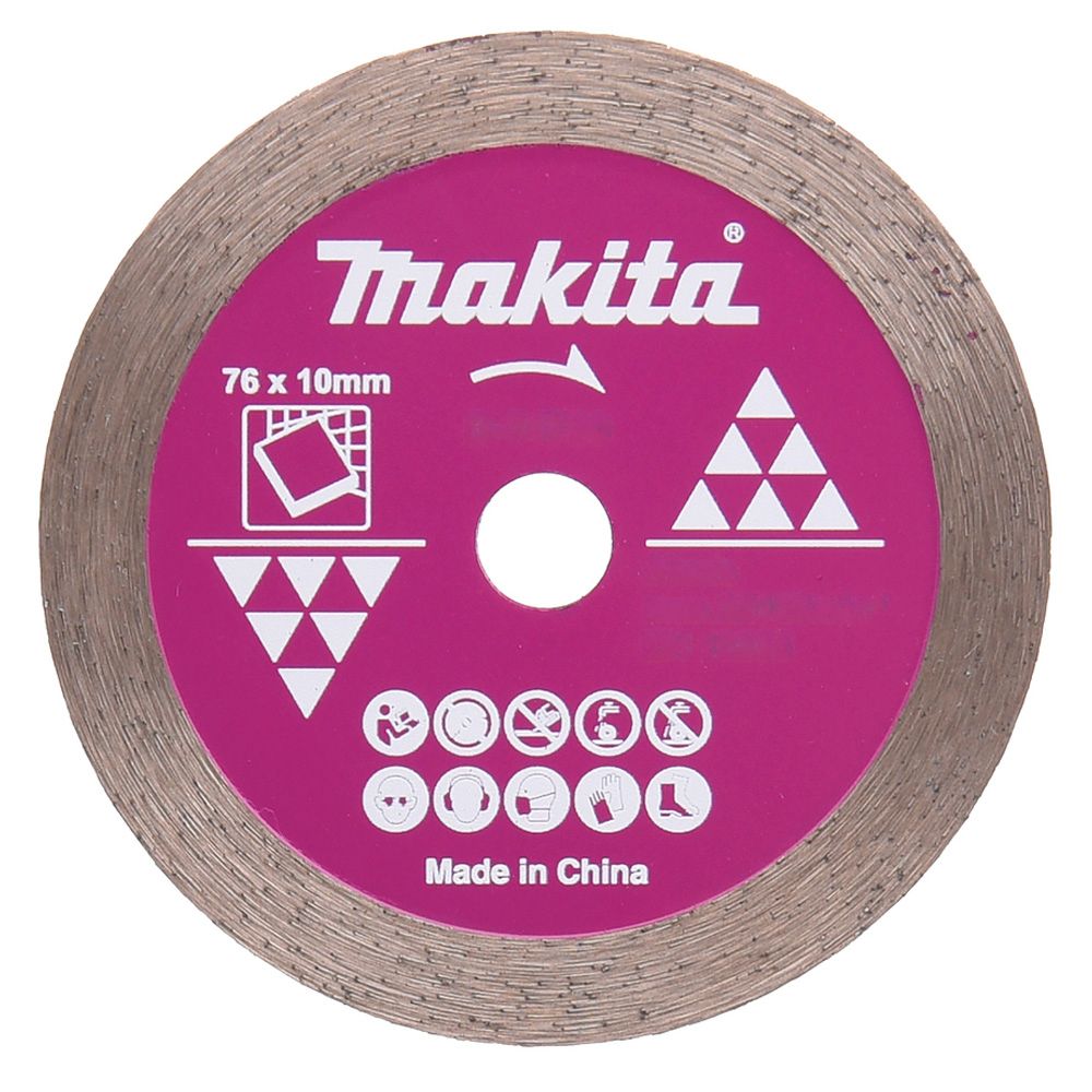 Disco Diamantado Borde Continuo 76x10mm para Azulejos Makita D-77263